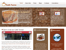 Tablet Screenshot of cafetorres.net